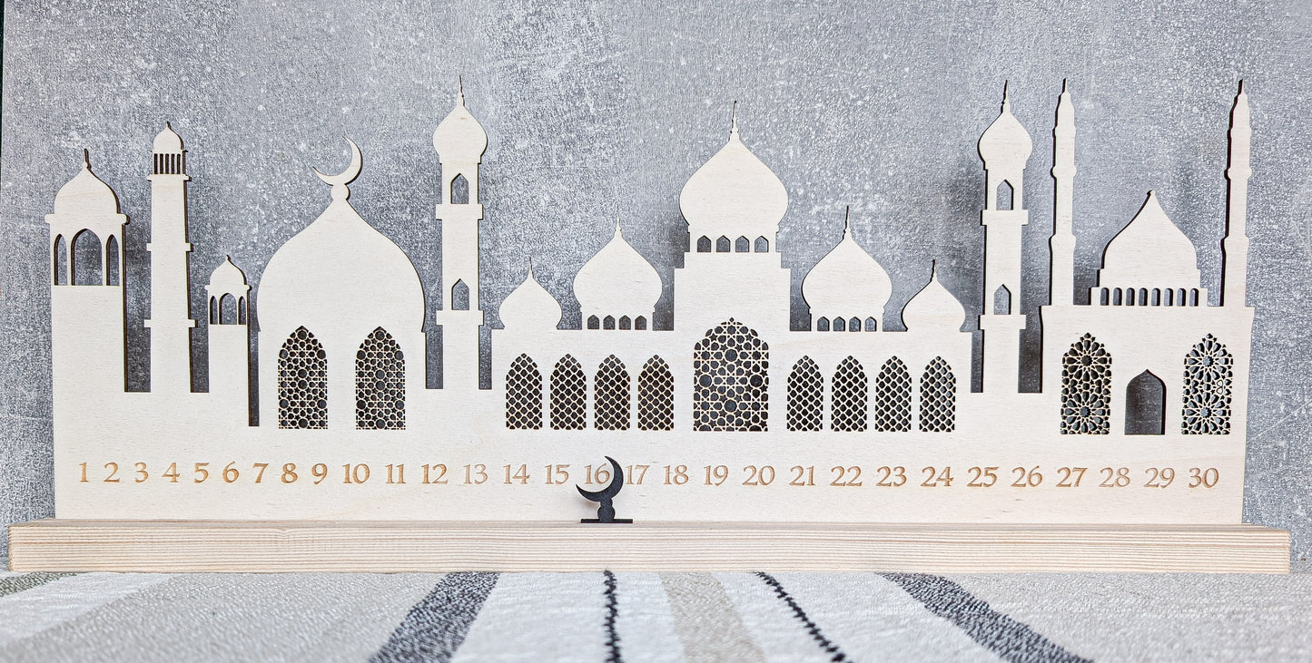 Wooden Ramadan Calendar