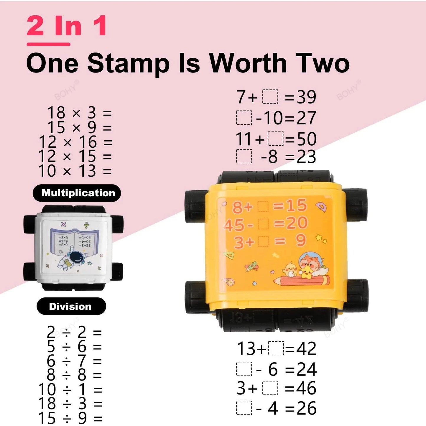 Math-terpiece Roller Stamp - Zoomster Zoomster