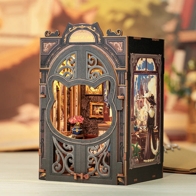 Tiny Tales Bookshop – DIY Wooden Dollhouse Kit - Zoomster Zoomster